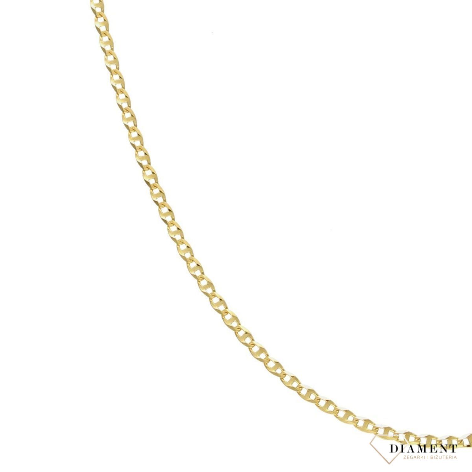 Złoty łańcuszek damski 585 marina gucci 1413-040 (1).jpg